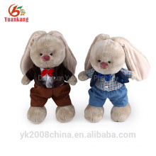 Cuddly clothing christmas rabbit doll soft plush stuffed toys